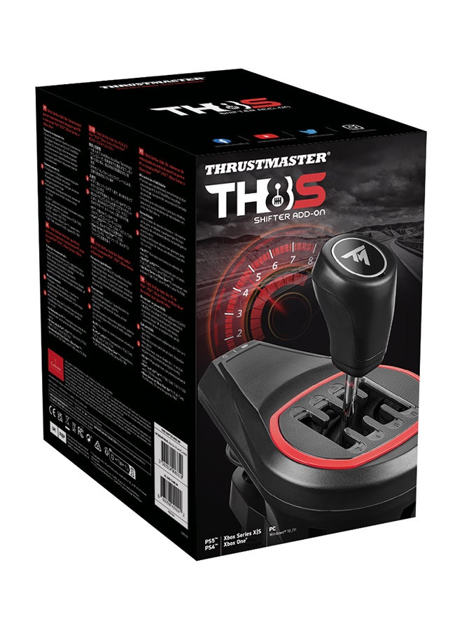 ثروستماستر - وظيفة ناقل الحركة Thrustmaster TH8S، ناقل الحركة ذو 8 سرعات لعجلة السباق، متوافق مع أجهزة PlayStation وXbox والكمبيوتر الشخصي - Image 1