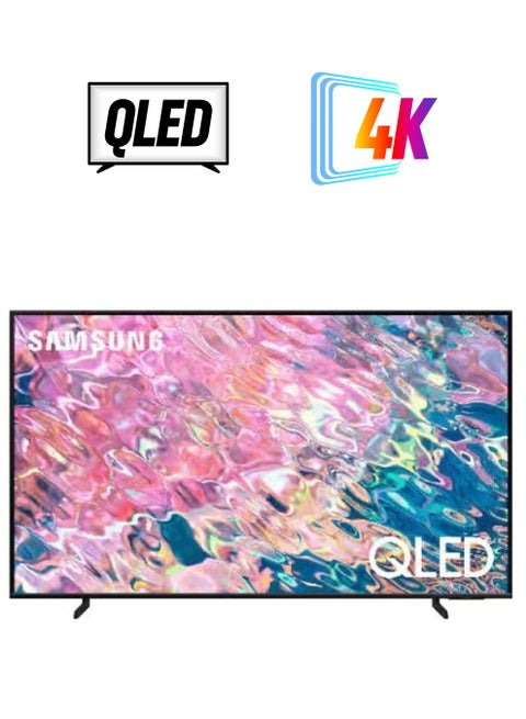 Samsung 85 Inch 4K UHD Smart QLED TV with Built-in Receiver - 85Q60CA black
