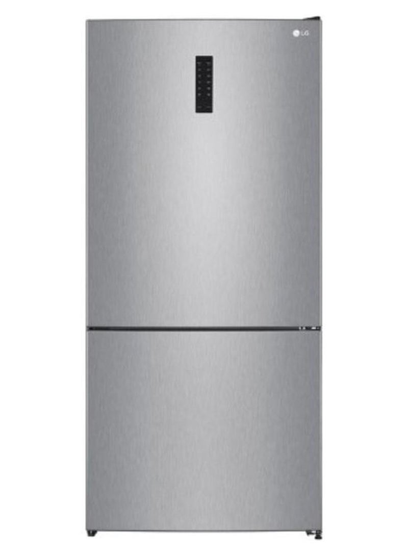 LG Refrigerator With Bottom Freezer, 588 Liter, Silver - GTF569PSAM GTF569PSAM silver - Image 1