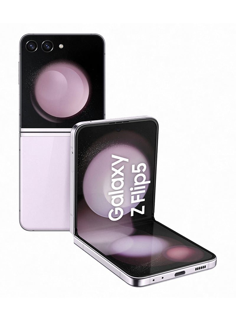 Samsung Galaxy Z Flip 5 Dual SIM Lavender 8GB RAM 256GB 5G - International Version - Image 1