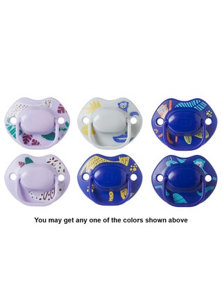 Pack Of 2 Moda Soothers, Symmetrical Orthodontic Design 6-18 Months, Colours And Designs Vary - pnsku/N53424170A/45/_/1703051404/1a1c5904-b783-472d-9636-b6dae95e435a