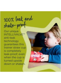 tommee tippee Superstar Weighted Straw Cup For Toddlers Leak And Shake-Proof Technology And Hygienic Bacshield Antibacterial Technology, 6 Months+, 300 ml  - Image 5
