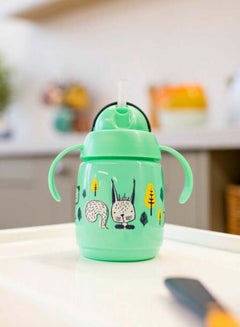 tommee tippee Superstar Weighted Straw Cup For Toddlers Leak And Shake-Proof Technology And Hygienic Bacshield Antibacterial Technology, 6 Months+, 300 ml  - Image 4