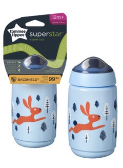 tommee tippee Sippee Trainer Cup Sippy Bottle For Toddlers, Leakproof 390Ml, 12M+  - Image 4