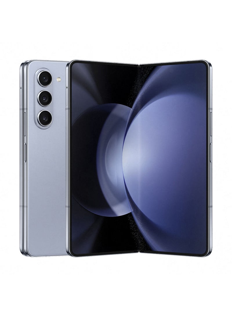 Samsung - Galaxy Z Fold 5 Single Sim Icy Blue 12GB RAM 256GB 5G - International Version - Image 1