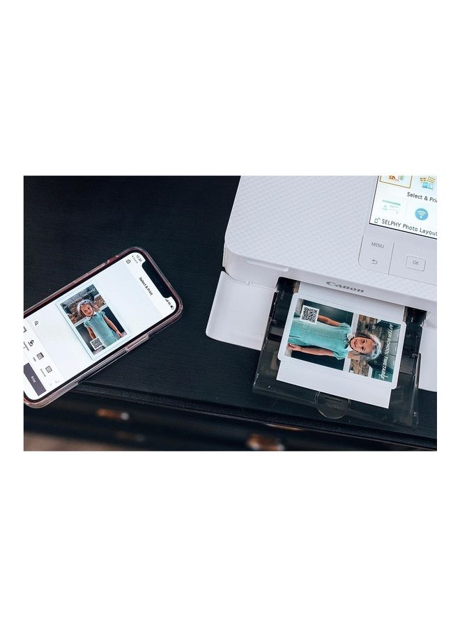 Canon Selphy CP1500 With 108 Sheet And Ink Set White - Image 4