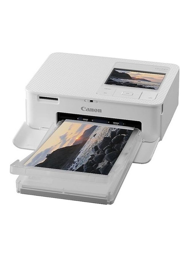 Canon Selphy CP1500 With 108 Sheet And Ink Set White - Image 2