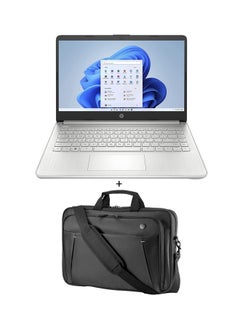HP 2023 Newest Light Weight 14 (Upgraded Version) Laptop With 14-Inch HD Display, Celeron Processor/4GB DDR4 RAM/256GB SSD Nvme/Intel HD GraphicsWindows 11 With Free HP Bag International International English SIlver  - Image 1