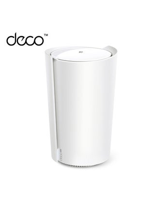 5G AX6000 Whole Home WiFi6 Gateway, built-in 5G+ modem, Wi-Fi 6, VoLTE, Mesh tech, 2.5G Internet Port, Connect up to 200 Devices, HomeShield Security, Works with Alexa (Deco X80-5G) White - pnsku/N53424386A/45/_/1746540122/92cad04c-0c71-45ba-aed1-870a701ca833