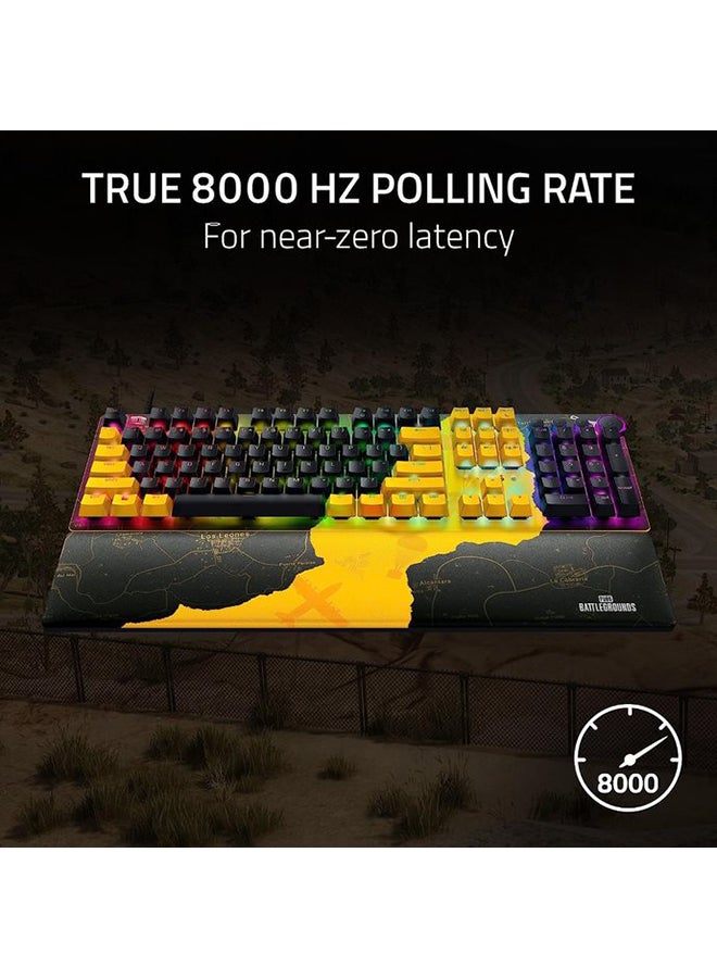 RAZER - Huntsman V2 - PUBG: BATTLEGROUNDS Edition Optical Gaming Keyboard with Near-zero Input Latency  - Linear Optical Switch - US - Image 1