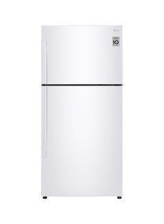 LG Double Door Refrigerator 14.8Cu.ft, Freezer 6.1Cu.ft, Smart Inverter 591 L LT22CBBWIN White  - Image 1