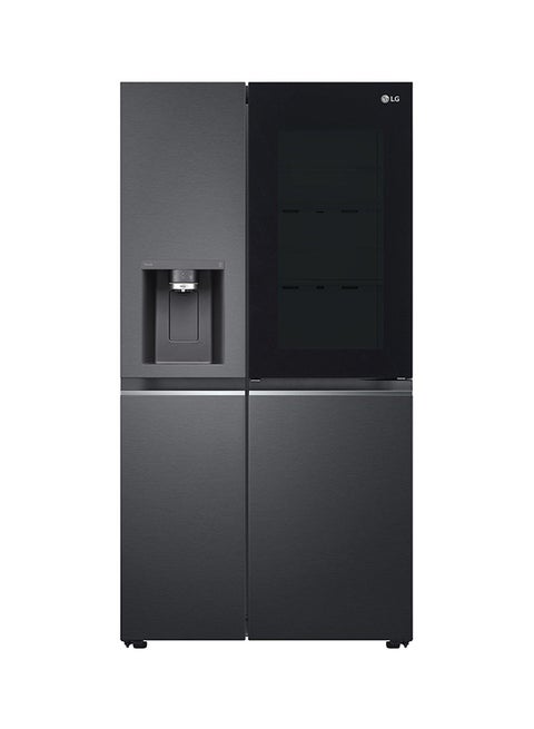 Side By Side Refrigerator 18.2Cu.ft, Freezer 7.3Cu.ft, InstaView,Linear Inverter LS32HVDMLV Platinum Silver