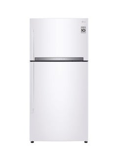 LG Refrigerator 13.3Cu.ft, Freezer 4.6Cu.ft, ThinQ (wifi), Smart Inverter LT19HBHWIN White  - Image 1