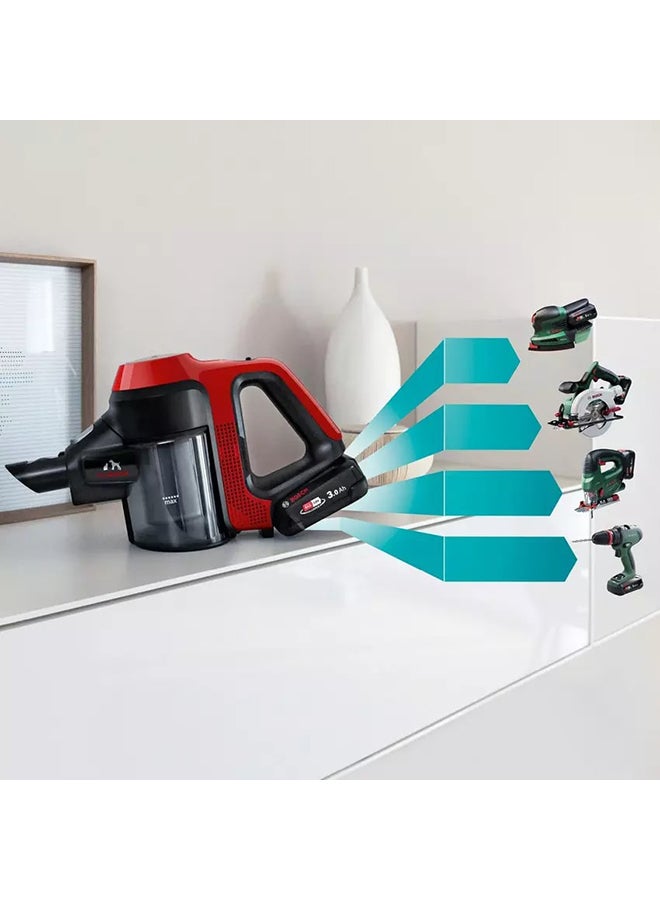 BOSCH - Rechargeable Cordless Vacuum Cleaner 0.3 L 18 W BCS71PETGB Red/Black - Image 1