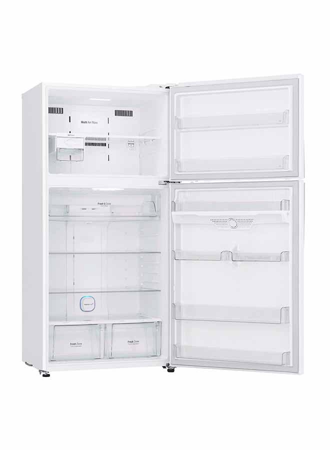 إل جي Refrigerator 14.8Cu.ft, Freezer 6.1Cu.ft, ThinQ (wifi), Inverter LT22HBHWIN White  - Image 4