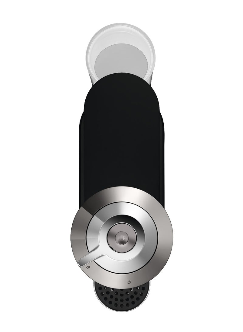 Nespresso - Vertuo Next Deluxe Coffee Espresso Machine New By Krups Single Serve Coffee And Espresso Maker One Touch To Brew 1.1 L 1500 W XN910C Black/Silver - Image 1