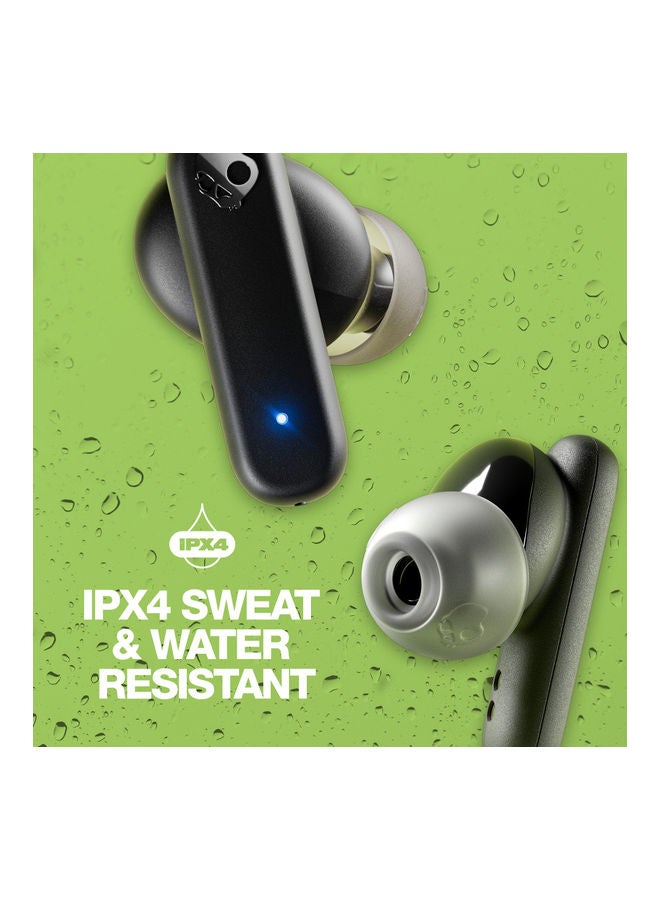 Skullcandy Smokin' Buds Wireless Earbuds With Supreme Sound, 50 Percent Renewable Plastics, Microphone, 20 Hours Battery, Bluetooth For iPhone, Android, And More True Black - Image 5