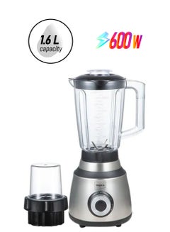 2 In 1 Powerful Blender With Unbreakable Blender Jar And Grinding Jar/Ice-Crushing 1.6 L 600 W BL 3508 Grey