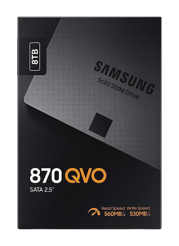 Samsung 870 QVO SATA 2.5 Inch Internal Solid State Drive SSD MZ 77Q8T0, Black, MZ-77Q8T0BW, Samsung T5 8 TB - Image 5