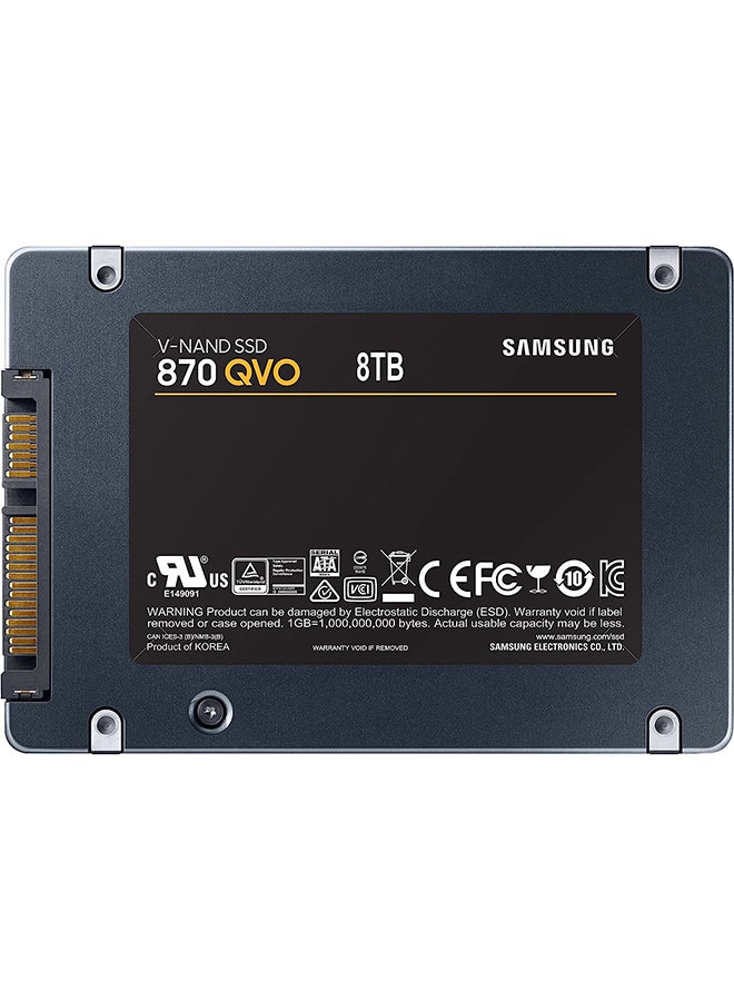 سامسونج 870 QVO SATA 2.5 بوصة محرك الحالة الصلبة الداخلي SSD MZ 77Q8T0، أسود، MZ-77Q8T0BW، Samsung T5 - Image 2