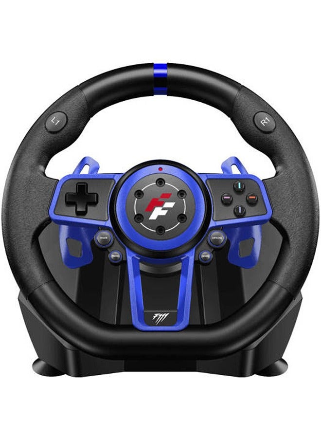 FLASHFIRE - Suzuka Wheel F111 Racing Wheel set with Clutch Pedals, H-Shifter for PlayStation 5 (PS5) - Image 1