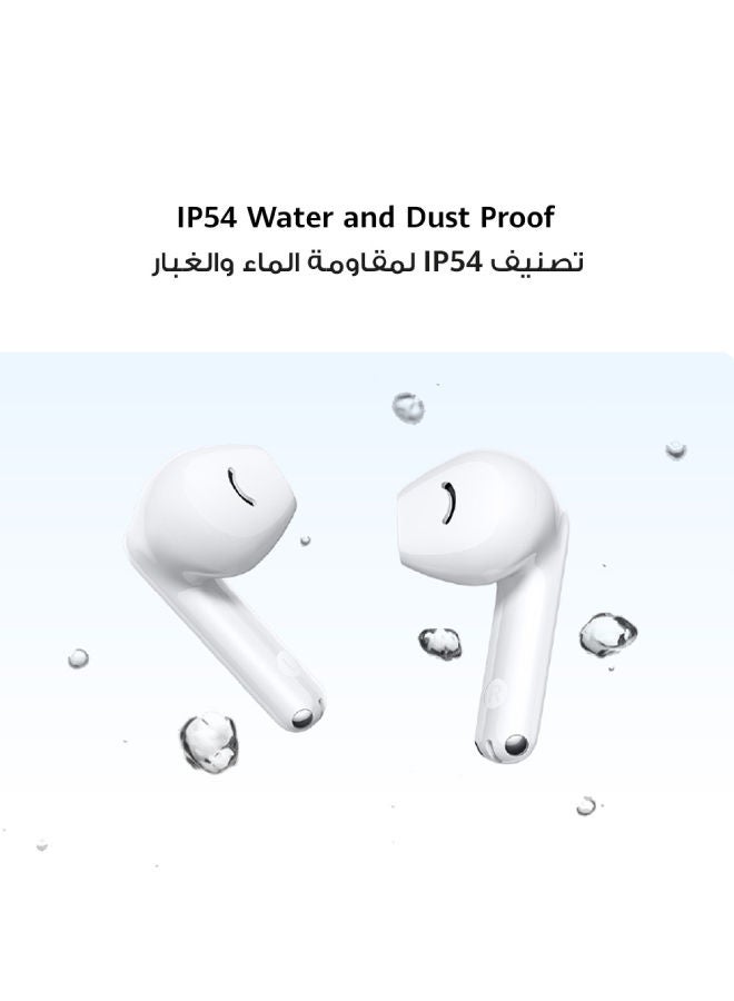 FreeBuds SE 2 In-ear Earphones, Wireless Bluetooth 5.3, 40-Hour Battery Life, 3 Hours of Music Playback on a 10-Minute Charge, Compact and Comfortable, IP54 Dust and Splash-Resistance Ceramic White - pnsku/N53425582A/45/_/1693993023/7a5959d4-237d-4146-9379-91374d0588bf