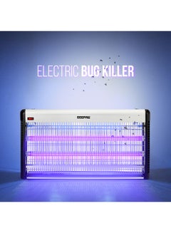 Electric Automatic Pest Bug Killer With 2X20 W Ultra Violet Tubes No Poisonous Vapor No Smell And No Pollution Advanced Technology Low Power Consumption Suitable For Home 40 W GBK25604Q White