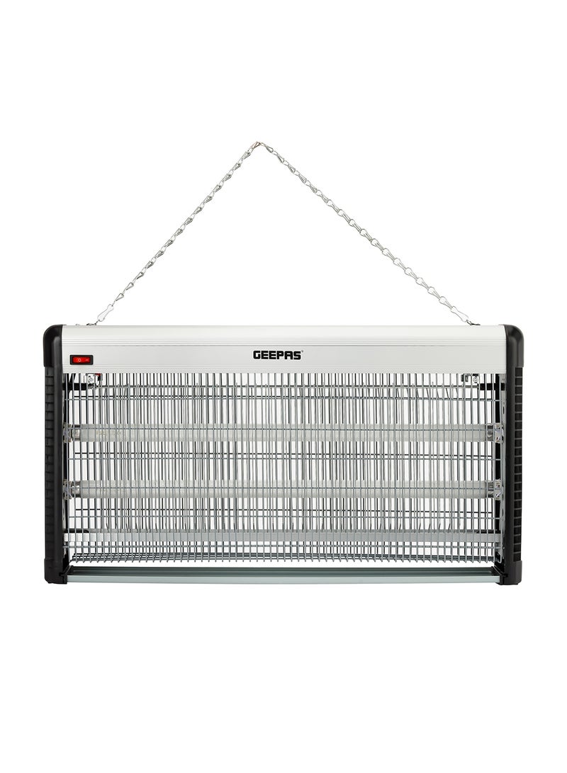 GEEPAS - Electric Automatic Pest Bug Killer With 2X20 W Ultra Violet Tubes No Poisonous Vapor No Smell And No Pollution Advanced Technology Low Power Consumption Suitable For Home 40 W GBK25604Q White - Image 1