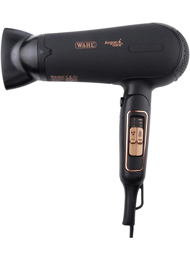 WAHL Argan Care Hair Dryer 2200W Black - Image 1