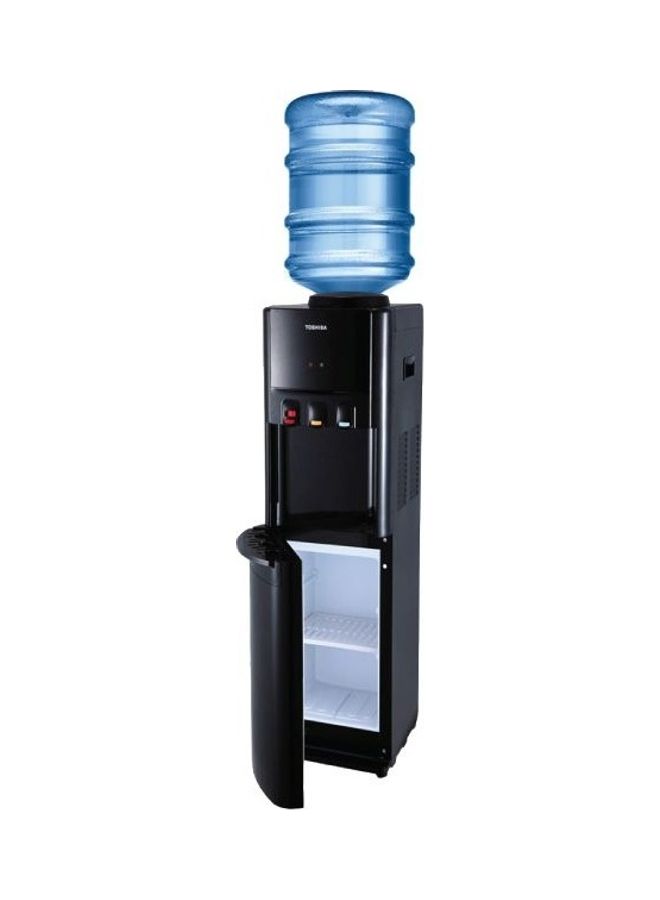 Toshiba Top Load Water Dispenser- Cooling Capacity. 4 Litres. Heating Capacity. 4 Litres RWFW1766TUK Black  - Image 1