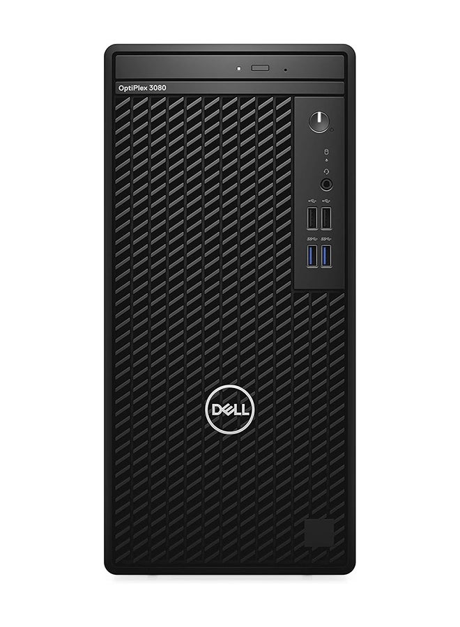 OptiPlex 3080 MT Tower PC, Core i5-10600 Processor/8GB RAM/500GB SSD/Integrated Graphics/Windows 10 Pro Black