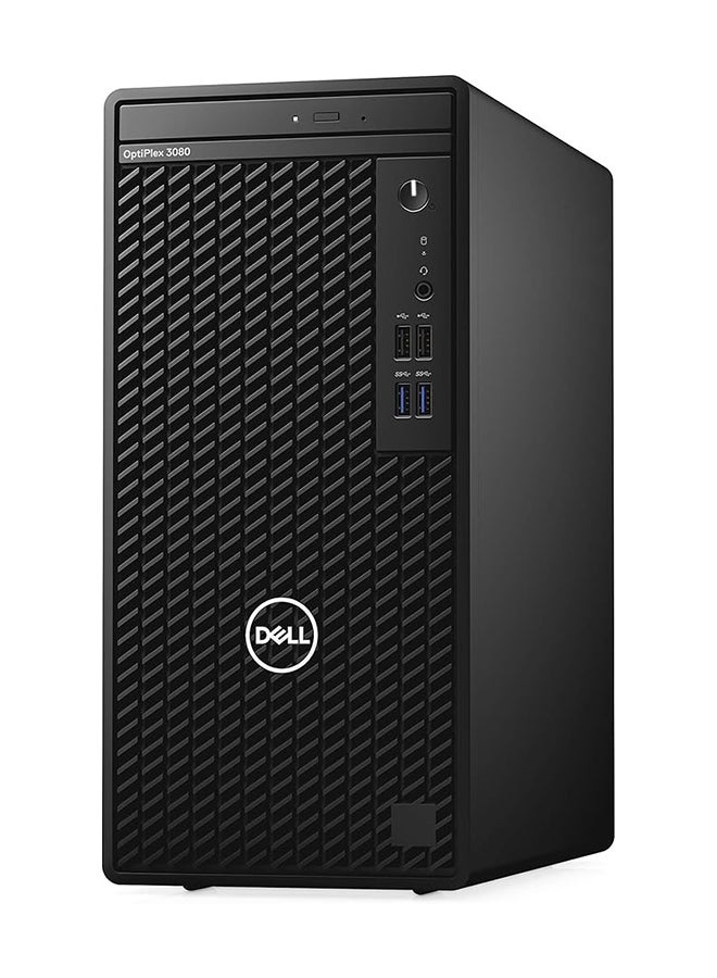 OptiPlex 3080 MT Tower PC, Core i5-10600 Processor/8GB RAM/500GB SSD/Integrated Graphics/Windows 10 Pro Black