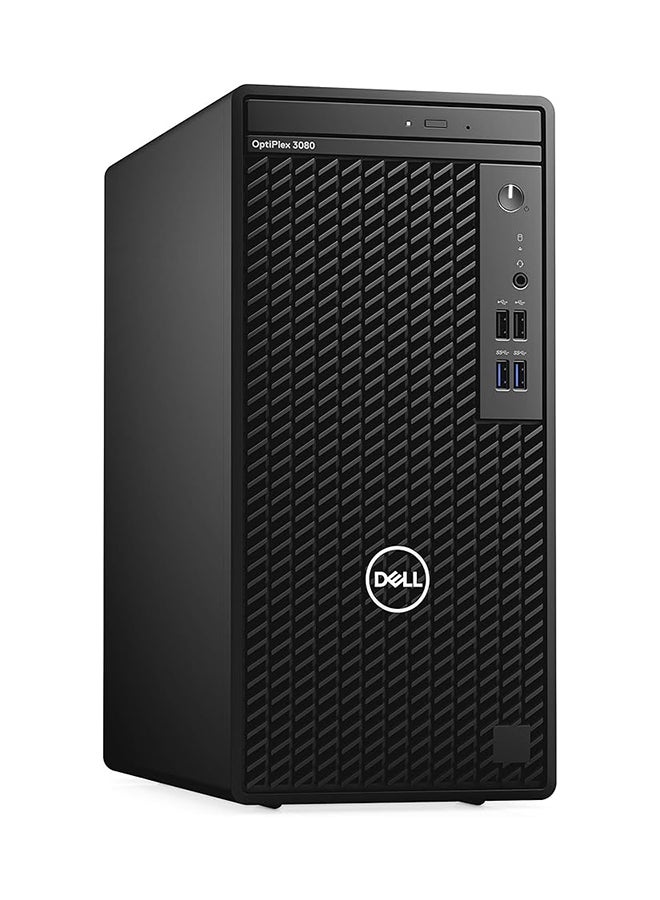 OptiPlex 3080 MT Tower PC, Core i5-10600 Processor/8GB RAM/500GB SSD/Integrated Graphics/Windows 10 Pro Black