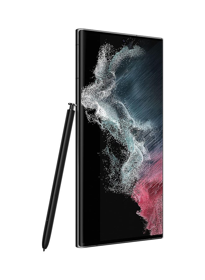 سامسونج تم تجديده - هاتف Galaxy S22 Ultra ثنائي الشريحة بلون أسود فانتوم وذاكرة وصول عشوائي (RAM) سعة 8 جيجابايت وذاكرة تخزين داخلية 128 جيجابايت ويدعم تقنية 5G  - Image 2