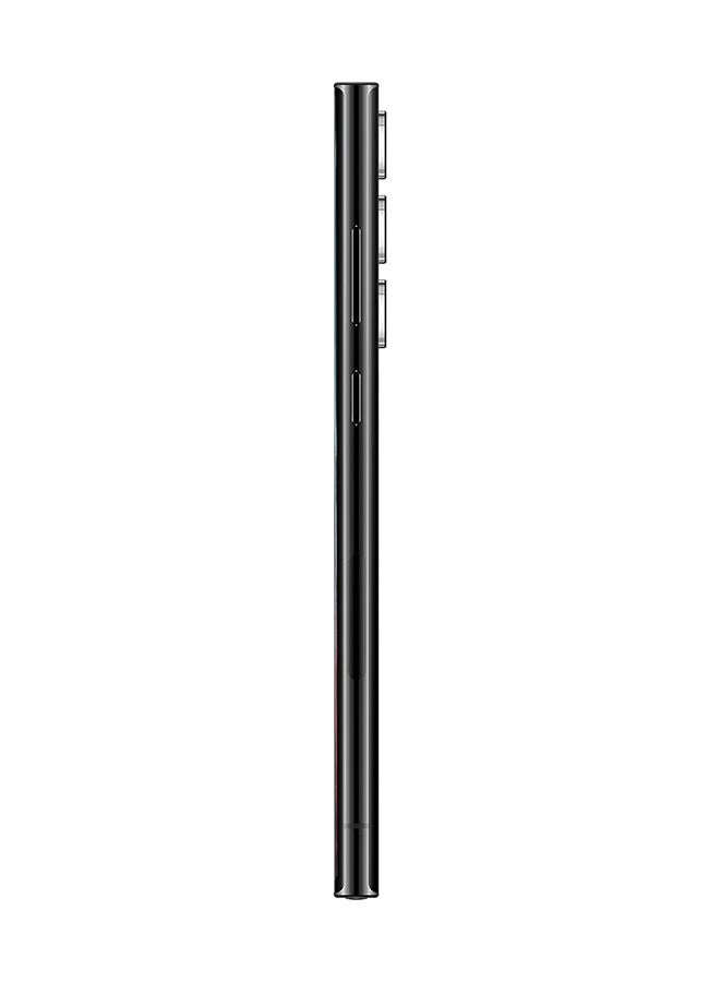 تم تجديده - هاتف Galaxy S22 Ultra ثنائي الشريحة بلون أسود فانتوم وذاكرة وصول عشوائي (RAM) سعة 8 جيجابايت وذاكرة تخزين داخلية 128 جيجابايت ويدعم تقنية 5G