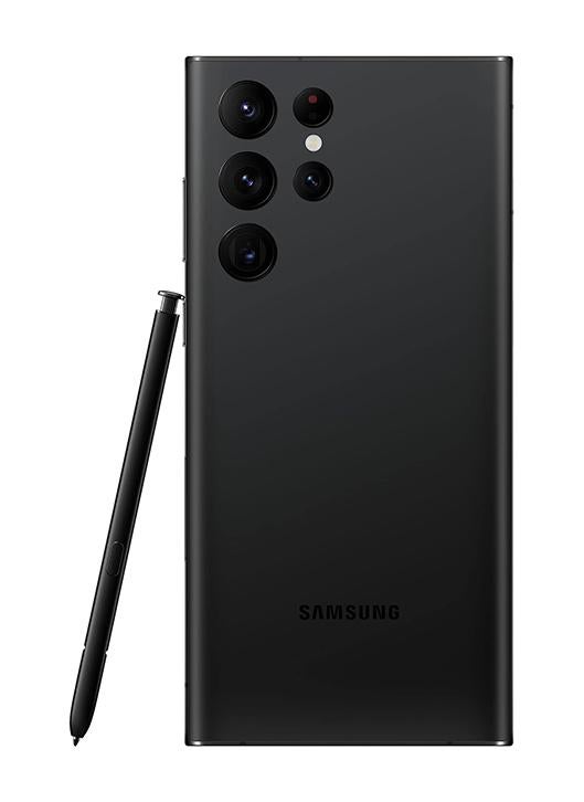 سامسونج تم تجديده - هاتف Galaxy S22 Ultra ثنائي الشريحة بلون أسود فانتوم وذاكرة وصول عشوائي (RAM) سعة 8 جيجابايت وذاكرة تخزين داخلية 128 جيجابايت ويدعم تقنية 5G - Image 3