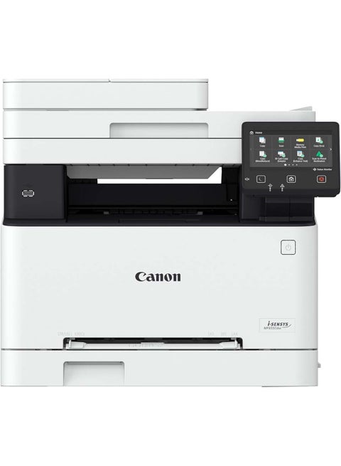 i-SENSYS MF655Cdw 21 صفحة في الدقيقة 3 في 1 (طباعة، نسخ، مسح ضوئي) طابعة ملونة متعددة الوظائف تعمل بتقنية Wi-Fi