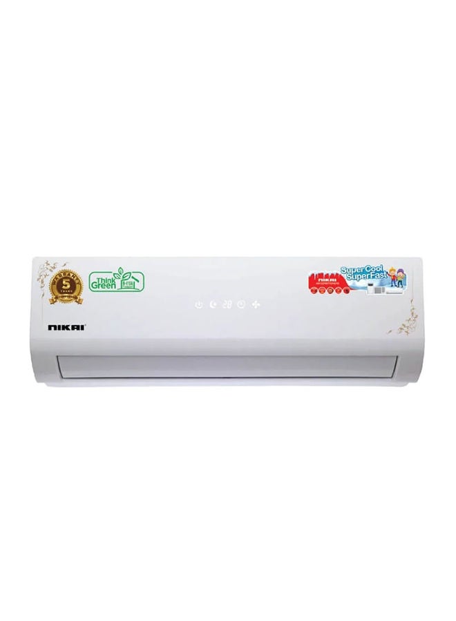 NIKAI - Split Air Conditioner With Heating And Cooling Function Rotary Compressor 12600 BTU NSAC12136HC24 White - Image 1