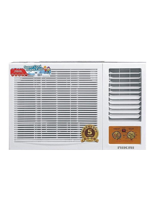 NIKAI - Window Air Conditioner With Heating And Cooling Function 17200 BTU NWAC18056HC24 White - Image 1