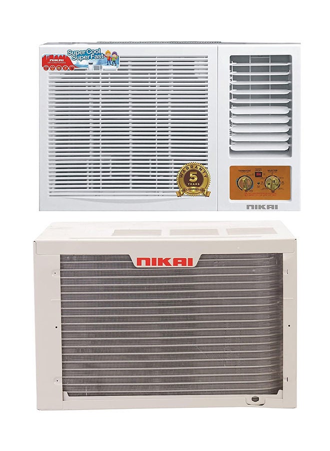 NIKAI - Window Air Conditioner With Heating And Cooling Function 17200 BTU NWAC18056HC24 White - Image 1