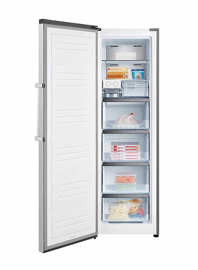Hisense - 260 Lt  9.2 CuFt Upright Freezer, Total Nofrost, Energy Saving Noiseless Invertor Technology, Premium Silver, Adjustable Shelves, Led Light, maximum Capacity 260 L 332 W FV35W2NL Silver - Image 1