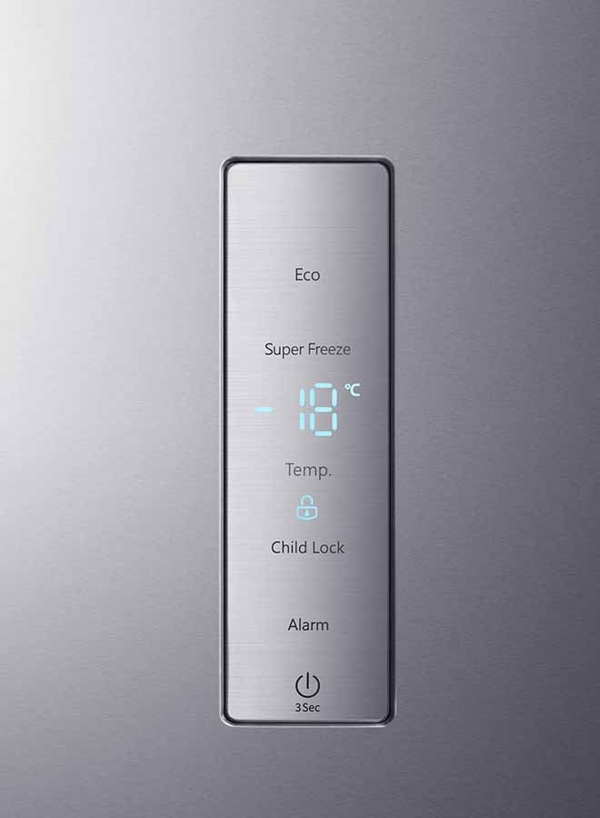 Hisense - 260 Lt  9.2 CuFt Upright Freezer, Total Nofrost, Energy Saving Noiseless Invertor Technology, Premium Silver, Adjustable Shelves, Led Light, maximum Capacity 260 L 332 W FV35W2NL Silver - Image 1