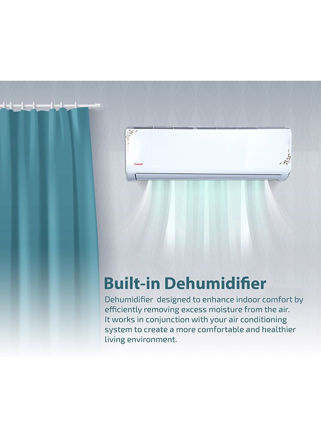 NIKAI - Split Air Conditioner With Cooling Function 21000 BTU 2 TON NSAC24136C23 White - Image 1