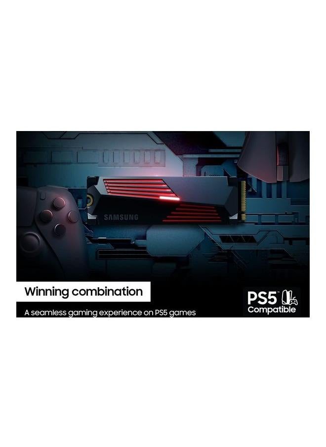 Samsung 990 PRO With Heatsink SSD 1TB PCIe 4.0 M.2 Internal Solid State Drive Up to 7,450 MB/s Read, 6,900 MB/s Write With Heatsink MZ-V9P1T0CW 1 TB - Image 4