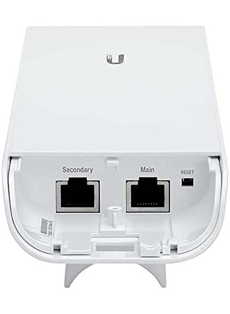 UBIQUITI - Nanostation NSM5, 5GHz, 802.11a/n Hi-power 20 dBm Minimum, 2x2 MIMO AirMax TDMA PoE Station White - Image 1