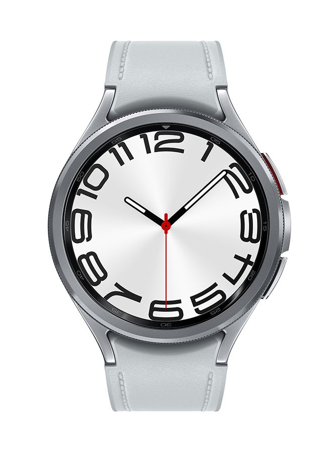 سامسونج ساعة جالاكسي 6 بسعة 284.0 مللي أمبير مع متتبع اللياقة البدنية باللون الفضي 284 mAh - Image 2