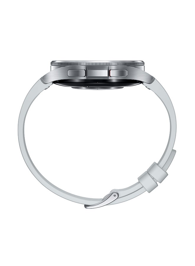 سامسونج ساعة جالاكسي 6 بسعة 284.0 مللي أمبير مع متتبع اللياقة البدنية باللون الفضي 284 mAh - Image 5