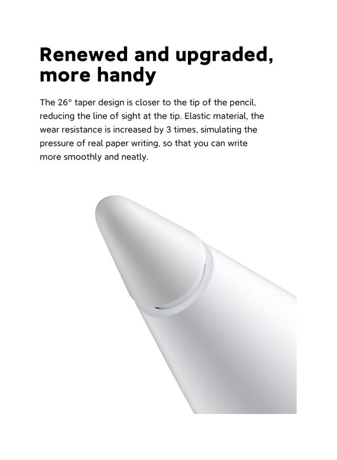 Xiaomi Stylus 2nd Gen Smart Pen 4096 Level Sense For Mi Pad 6 Pad 5 Pro Tablet 150h Battery Life Magnetic Charge White - Image 5