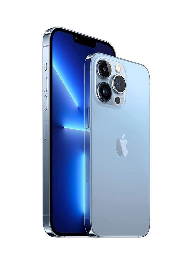 ابل  تم تجديده - iPhone 13 Pro بسعة 256 جيجابايت باللون الأزرق الداكن ويدعم تقنية 5G مع تطبيق Facetime - الإصدار العالمي - Image 4