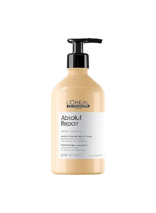 L'Oréal Professionnel Serié Expert Absolut Repair Shampoo For Dry and Damaged Hair 500.0ml - Image 2
